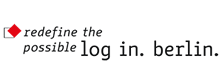 redefine the possible log in. berlin.